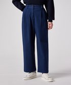 【ポール スミス/Paul Smith】のワイド チノパンツ ネイビー|ID: prp329100004679524 ipo3291000000033803760