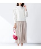 【組曲/KUMIKYOKU】の【WEB限定・2SET】ポンチトップス×プリーツスカートセットアップ アイボリー×ベージュ系|ID: prp329100004679528 ipo3291000000033803772