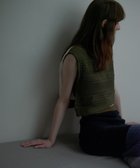 【トリコテ/Tricote】のバンピーニット切り替えベスト 48KHAKI|ID: prp329100004679567 ipo3291000000033803886