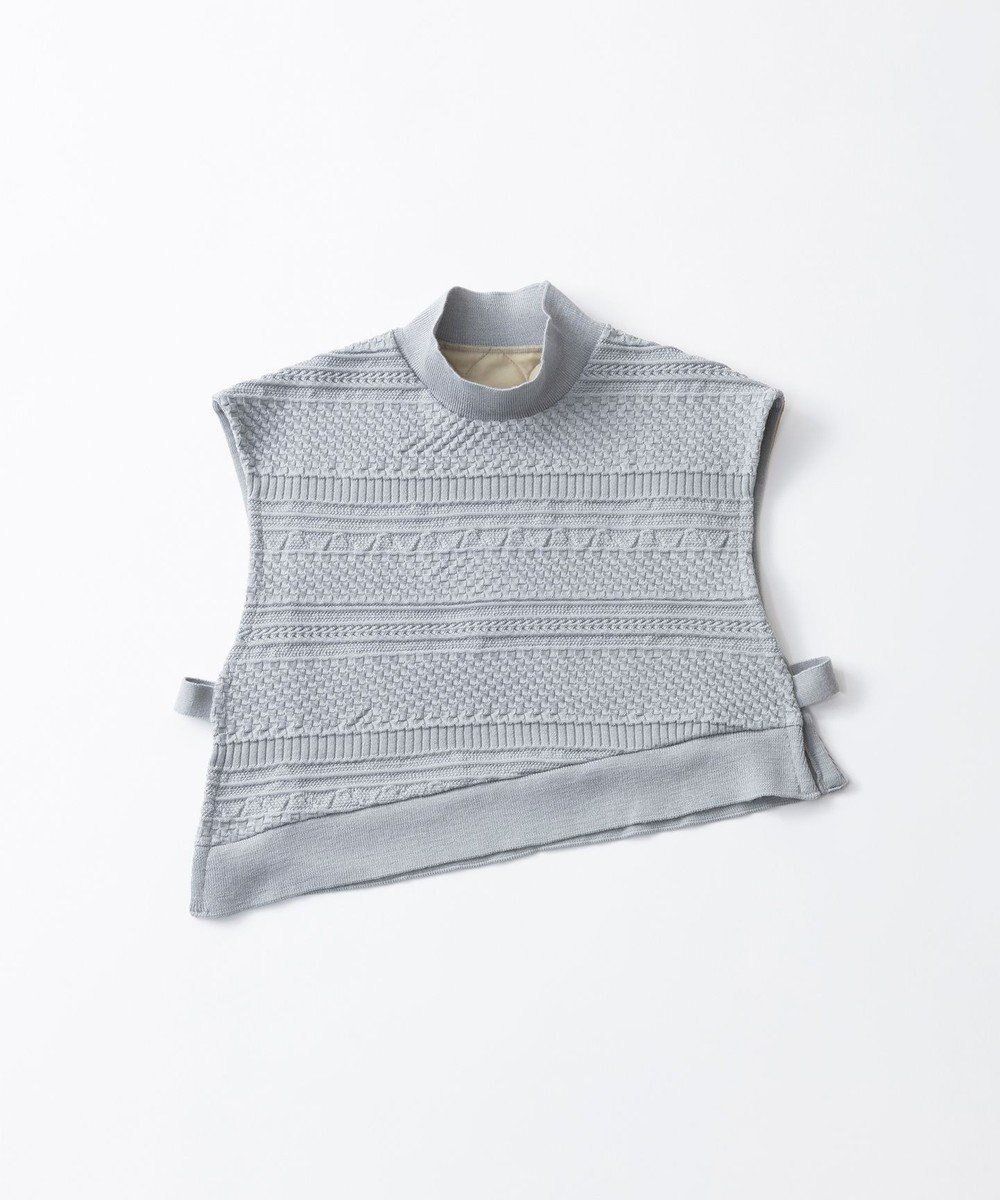 【トリコテ/Tricote】のバンピーニット切り替えベスト インテリア・キッズ・メンズ・レディースファッション・服の通販 founy(ファニー) 　ファッション　Fashion　レディースファッション　Fashion for Women　アウター　Coat / Outerwear Collection　トップス・カットソー　Cut & Sew Tops　ニット　Knit Tops & Sweaters　ベスト&ジレ / 重ね着スタイル　Vests & Gilets　アクセサリー　Fashion Accessories　インナー　Innerwear　カッティング　Cutting Detail　シンプル　Simple, Minimal　タンブラー　Tumbler, Travel Mug　ダウン　Down, Puffer　ベスト　Vest, Waistcoat　夏　Summer　S/S・春夏　SS, Spring/Summer, Warm Season　A/W・秋冬　Autumn/Winter　95GRAY|ID: prp329100004679567 ipo3291000000033803887