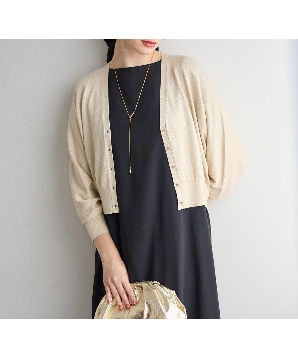 【23区/NIJYUSANKU】の【APPLAUDIR】コンパクト ドルマンスリーブ ラメカーディガン インテリア・キッズ・メンズ・レディースファッション・服の通販 founy(ファニー) ファッション Fashion レディースファッション Fashion for Women トップス・カットソー Cut & Sew Tops カーディガン・羽織り Layered Style Cardigans 春 Spring カットソー Cut and Sewn Top カーディガン Cardigan, Knitwear コンパクト Compact, Small Size シルバー Silver, Metallic Silver スリット Slit, Slit Detail ドレス Dress, One-Piece 人気 Popular, Best Seller パーティ Party, Party Style フロント Front, Front Design S/S・春夏 SS, Spring/Summer, Warm Season おすすめ Recommended / Our Picks 夏 Summer エレガント 上品 Elegant 結婚式 Wedding 2025年 2025 2025春夏・S/S Spring/Summer 2025 SS25 シャンパン|ID: prp329100004679596 ipo3291000000035636280