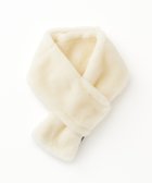 【ルームアンドスプール/LOOM&SPOOL】の【洗える】SRN3メリノウールあずきマフラー アイボリー|ID: prp329100004679597 ipo3291000000033804002