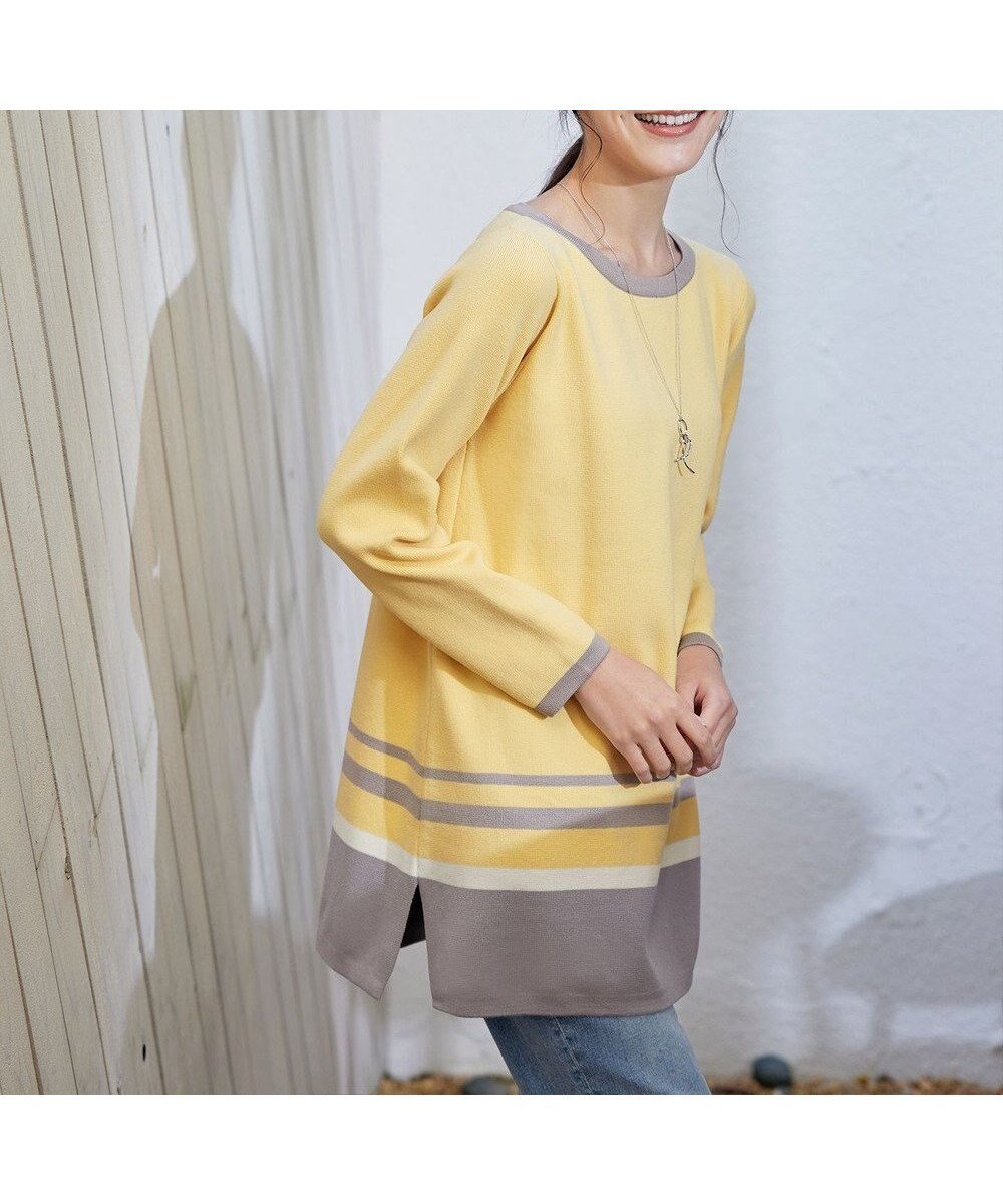 【ティアクラッセ/Tiaclasse】の【洗える】カラー配色ニットチュニック 人気、トレンドファッション・服の通販 founy(ファニー) ファッション Fashion レディースファッション Fashion for Women トップス・カットソー Cut & Sew Tops ニット Knit Tops & Sweaters アクセサリー Fashion Accessories 洗える Machine Washable シューズ Shoes, Footwear セーター Sweater, Knitwear チュニック Tunic, Long Top 人気 Popular, Best Seller フレア Flare, Flared ポケット Pocket, Pocket Detail ラウンド Round, Round Neck A/W・秋冬 Autumn/Winter 再入荷 Restock / Back in Stock おすすめ Recommended / Our Picks 新作・新入荷 New Arrivals / New In other-1|ID: prp329100004679598 ipo3291000000033804003