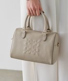 【ラシット/russet】の《composition》2WAYレザーミニボストンバッグ(CE-1367) GrayBeige|ID: prp329100004679599 ipo3291000000033804009
