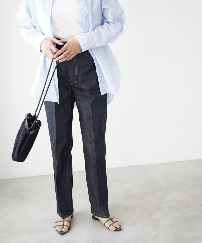 【ウォードブルー/WOADBLUE】のRIGID HIGH RISE(RIGID BLUE) ハイライズストレートパンツ インテリア・キッズ・メンズ・レディースファッション・服の通販 founy(ファニー) https://founy.com/ 雑誌掲載アイテム Magazine Picks & Fashion Features ファッション雑誌 Fashion Magazines バイラ BAILA ファッション Fashion レディースファッション Fashion for Women パンツ Pants & Trousers デニムパンツ・ジーンズ・美脚デニム Denim Jeans & Pants ヴィンテージ Vintage Style 5月号 May Issue シルケット Silket, Silky Cotton ストレート Straight, Straight Cut 雑誌 Magazine, Fashion Magazine デニム Denim, Jeans Material ネップ Nepp, Slub Yarn ブルゾン Blouson, Bomber Jacket A/W・秋冬 Autumn/Winter S/S・春夏 SS, Spring/Summer, Warm Season 夏 Summer |ID: prp329100004679606 ipo3291000000033804025