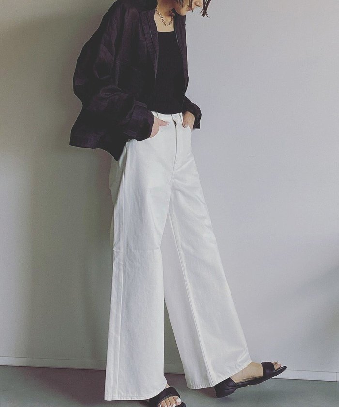 【ウォードブルー/WOADBLUE】のWIDE DENIM ワイドデニム インテリア・キッズ・メンズ・レディースファッション・服の通販 founy(ファニー) https://founy.com/ ファッション Fashion レディースファッション Fashion for Women パンツ Pants & Trousers デニムパンツ・ジーンズ・美脚デニム Denim Jeans & Pants 春 Spring デニム Denim, Jeans Material ワイド Wide, Wide Fit S/S・春夏 SS, Spring/Summer, Warm Season 夏 Summer |ID: prp329100004679608 ipo3291000000033804030