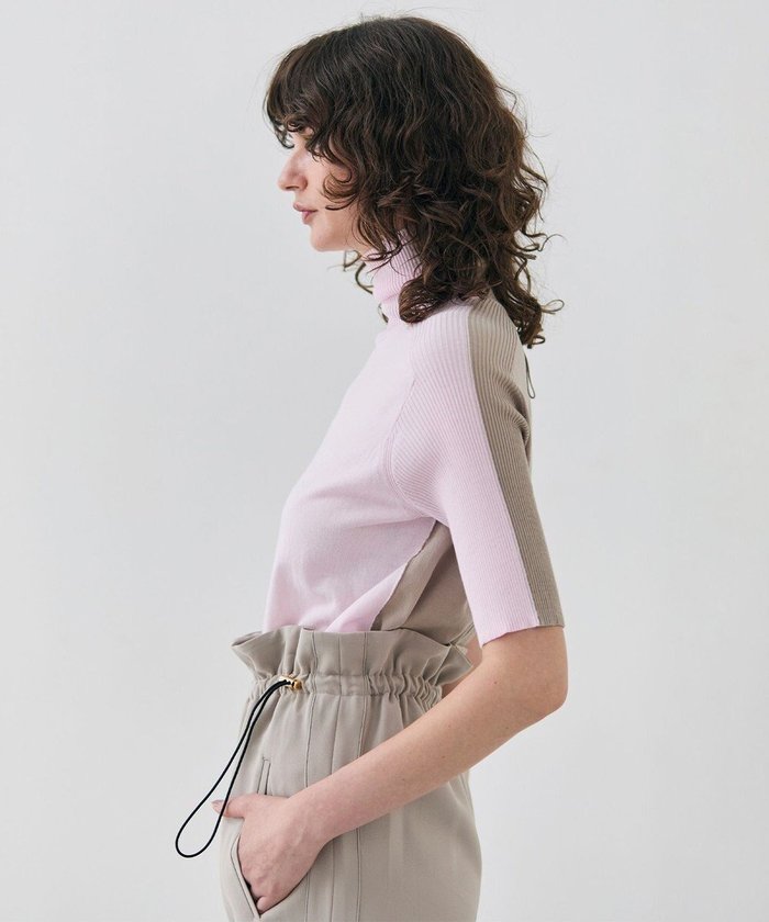 【ベイジ,/BEIGE,】の【洗える】JULIE / シルク混カラーブロックタートルニット インテリア・キッズ・メンズ・レディースファッション・服の通販 founy(ファニー) https://founy.com/ ファッション Fashion レディースファッション Fashion for Women トップス・カットソー Cut & Sew Tops ニット Knit Tops & Sweaters インナー Innerwear 春 Spring 洗える Machine Washable シルク Silk, 100% Silk ジャケット Jacket, Outerwear スリット Slit, Slit Detail セーター Sweater, Knitwear タートル Turtleneck, Turtle Collar タートルネック Turtleneck, High Neck 半袖 Short Sleeve, Half Sleeve ロング Long, Long-Length S/S・春夏 SS, Spring/Summer, Warm Season おすすめ Recommended / Our Picks 夏 Summer ビジネス 仕事 通勤 Business / Work / Commuting |ID: prp329100004679613 ipo3291000000033804048