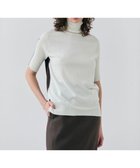 【ベイジ,/BEIGE,】の【洗える】JULIE / シルク混カラーブロックタートルニット Sage×Brown|ID: prp329100004679613 ipo3291000000033804051