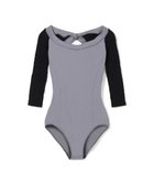 【チャコット/Chacott】のロングスリーブレオタード 人気、トレンドファッション・服の通販 founy(ファニー) ファッション Fashion レディースファッション Fashion for Women メッシュ Mesh, Net Fabric ランダム Random, Irregular thumbnail ダークグレー|ID: prp329100004679619 ipo3291000000033804070