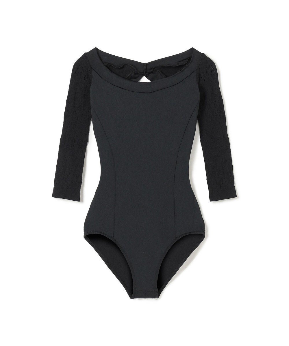 【チャコット/Chacott】のロングスリーブレオタード インテリア・キッズ・メンズ・レディースファッション・服の通販 founy(ファニー) ファッション Fashion レディースファッション Fashion for Women メッシュ Mesh, Net Fabric ランダム Random, Irregular ブラック|ID: prp329100004679619 ipo3291000000033804071