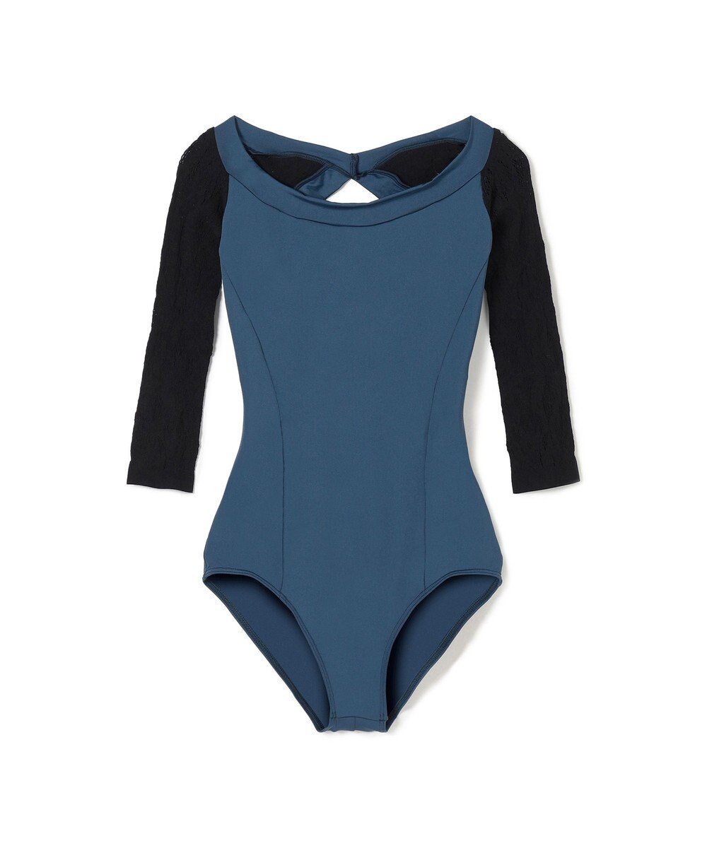 【チャコット/Chacott】のロングスリーブレオタード インテリア・キッズ・メンズ・レディースファッション・服の通販 founy(ファニー) ファッション Fashion レディースファッション Fashion for Women メッシュ Mesh, Net Fabric ランダム Random, Irregular インディゴブルー|ID: prp329100004679619 ipo3291000000033804072