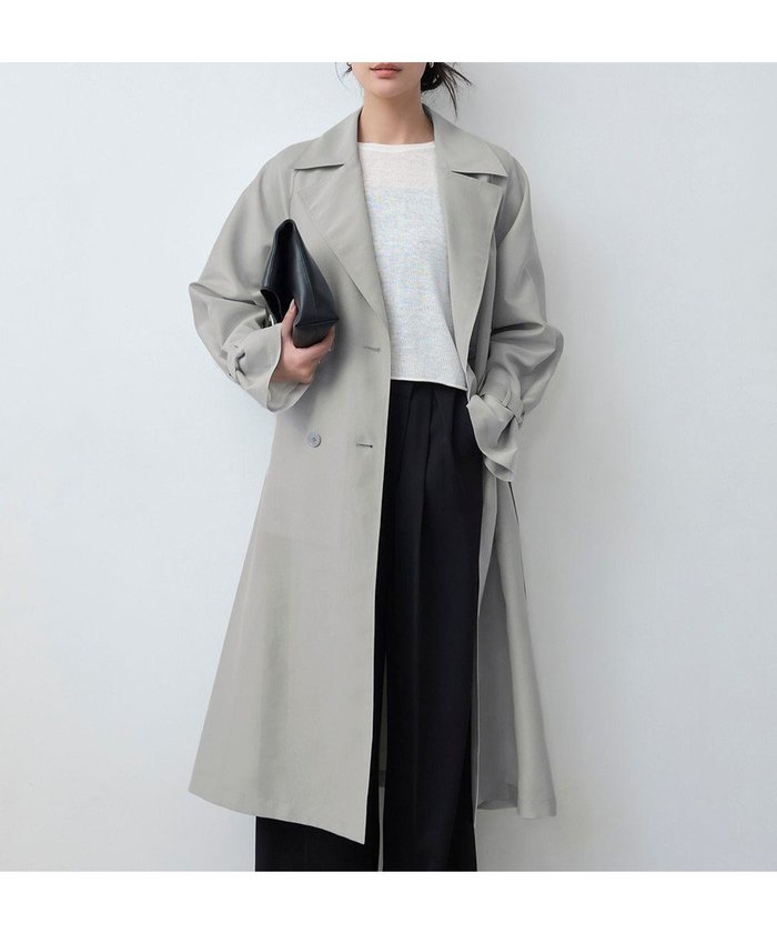 【アイシービー/iCB】のシアーフォルムオーガン トレンチコート インテリア・キッズ・メンズ・レディースファッション・服の通販 founy(ファニー) https://founy.com/ ファッション Fashion レディースファッション Fashion for Women アウター Coat / Outerwear Collection コート・ロングコート・ピーコート Long Coats, Peacoats & More レディースジャケット・軽アウター Jackets トレンチコート / 春秋の定番アウター Trench Coats オーガンジー Organza Fabric 春 Spring シアー Sheer, See-Through シンプル Simple, Minimal ジャケット Jacket, Outerwear バランス Balance, Style Balance パーカー Hoodie, Parka ブラウジング Blouson Silhouette, Cinched Waist S/S・春夏 SS, Spring/Summer, Warm Season おすすめ Recommended / Our Picks 夏 Summer エレガント 上品 Elegant 2025年 2025 2025春夏・S/S Spring/Summer 2025 SS25 |ID: prp329100004679658 ipo3291000000033804202