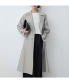 【アイシービー/iCB】のシアーフォルムオーガン トレンチコート トープ系|ID: prp329100004679658 ipo3291000000033804203