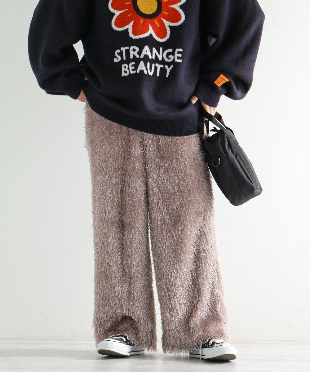 【クラフトスタンダードブティック/CRAFT STANDARD BOUTIQUE】のシャギーワイドパンツ インテリア・キッズ・メンズ・レディースファッション・服の通販 founy(ファニー) 　ファッション　Fashion　レディースファッション　Fashion for Women　パンツ　Pants & Trousers　春　Spring　シンプル　Simple, Minimal　セットアップ　Set-Up, Coordinated Outfit　フィット　Fit, Slim Fit　ベスト　Vest, Waistcoat　ポケット　Pocket, Pocket Detail　ワイド　Wide, Wide Fit　S/S・春夏　SS, Spring/Summer, Warm Season　おすすめ　Recommended / Our Picks　夏　Summer　2024年　2024　エレガント 上品　Elegant　2024-2025秋冬・A/W　Autumn/Winter 2024–25 AW24–25　Gray Beige|ID: prp329100004679664 ipo3291000000033804221