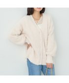 【アースミュージックアンドエコロジー/earth music&ecology】のロングシャギーカーディガン Ivory|ID: prp329100004679668 ipo3291000000033804236