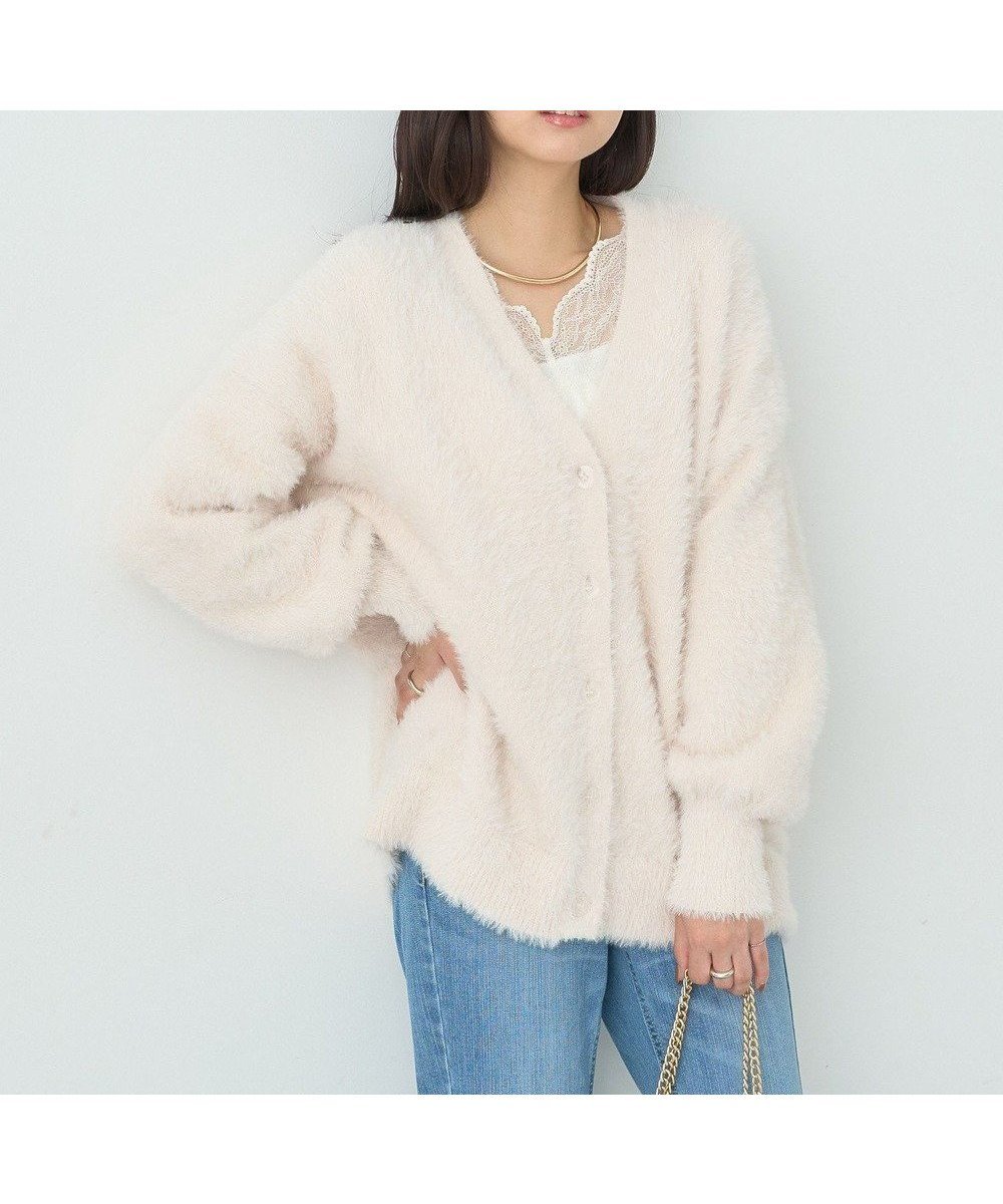 【アースミュージックアンドエコロジー/earth music&ecology】のロングシャギーカーディガン インテリア・キッズ・メンズ・レディースファッション・服の通販 founy(ファニー) ファッション Fashion レディースファッション Fashion for Women トップス・カットソー Cut & Sew Tops カーディガン・羽織り Layered Style Cardigans おすすめ Recommended / Our Picks カーディガン Cardigan, Knitwear ポケット Pocket, Pocket Detail ロング Long, Long-Length A/W・秋冬 Autumn/Winter Ivory|ID: prp329100004679668 ipo3291000000033804236