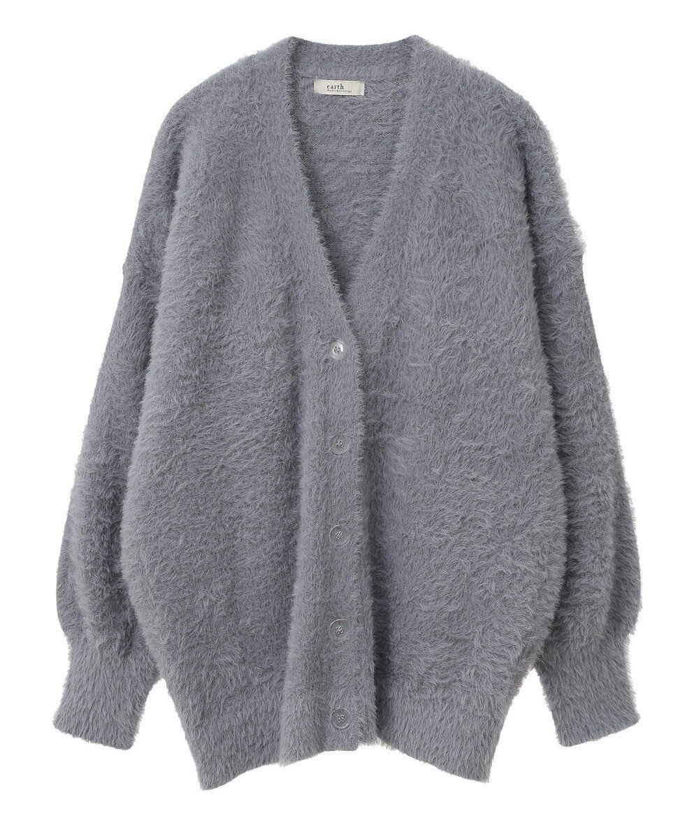 【アースミュージックアンドエコロジー/earth music&ecology】のロングシャギーカーディガン インテリア・キッズ・メンズ・レディースファッション・服の通販 founy(ファニー) ファッション Fashion レディースファッション Fashion for Women トップス・カットソー Cut & Sew Tops カーディガン・羽織り Layered Style Cardigans おすすめ Recommended / Our Picks カーディガン Cardigan, Knitwear ポケット Pocket, Pocket Detail ロング Long, Long-Length A/W・秋冬 Autumn/Winter Light Gray|ID: prp329100004679668 ipo3291000000033804237
