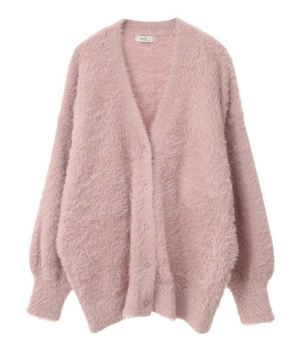 【アースミュージックアンドエコロジー/earth music&ecology】のロングシャギーカーディガン インテリア・キッズ・メンズ・レディースファッション・服の通販 founy(ファニー) ファッション Fashion レディースファッション Fashion for Women トップス・カットソー Cut & Sew Tops カーディガン・羽織り Layered Style Cardigans おすすめ Recommended / Our Picks カーディガン Cardigan, Knitwear ポケット Pocket, Pocket Detail ロング Long, Long-Length A/W・秋冬 Autumn/Winter Pink|ID: prp329100004679668 ipo3291000000033804238