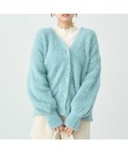 【アースミュージックアンドエコロジー/earth music&ecology】のロングシャギーカーディガン Mint Green|ID: prp329100004679668 ipo3291000000033804239