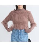 【アースミュージックアンドエコロジー/earth music&ecology】のSET2点リブニットインナー+チュールプルオーバー 人気、トレンドファッション・服の通販 founy(ファニー) ファッション Fashion レディースファッション Fashion for Women トップス・カットソー Cut & Sew Tops ニット Knit Tops & Sweaters カジュアルプルオーバー・ニットトップス Pullovers & Knit Tops / Casual Pullovers おすすめ Recommended / Our Picks エアリー Airy Texture ギャザー Gathered, Ruffled ショート Short, Short Length シンプル Simple, Minimal セーター Sweater, Knitwear デニム Denim, Jeans Material フェミニン Feminine, Girly ポケット Pocket, Pocket Detail A/W・秋冬 Autumn/Winter thumbnail Mocha|ID: prp329100004679684 ipo3291000000033804302