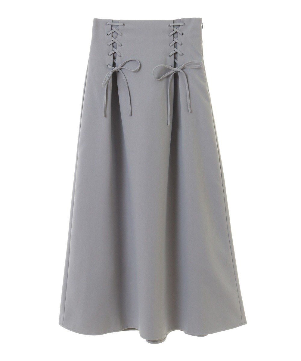 【アースミュージックアンドエコロジー/earth music&ecology】のレースアップスカート インテリア・キッズ・メンズ・レディースファッション・服の通販 founy(ファニー) ファッション Fashion レディースファッション Fashion for Women スカート Skirts おすすめ Recommended / Our Picks エレガント 上品 Elegant シンプル Simple, Minimal フィット Fit, Slim Fit フェミニン Feminine, Girly フロント Front, Front Design ポケット Pocket, Pocket Detail モノトーン Monotone, Black and White ロング Long, Long-Length A/W・秋冬 Autumn/Winter Light Gray|ID: prp329100004679685 ipo3291000000033804305