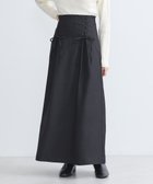 【アースミュージックアンドエコロジー/earth music&ecology】のレースアップスカート Black|ID: prp329100004679685 ipo3291000000033804306