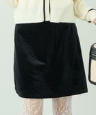 【アースミュージックアンドエコロジー/earth music&ecology】のベロアドットミニスカート Black|ID: prp329100004679688 ipo3291000000033804318