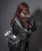 【ウィゴー/WEGO】のプレートデザインハトメバッグ シルバー|ID: prp329100004679698 ipo3291000000034616349
