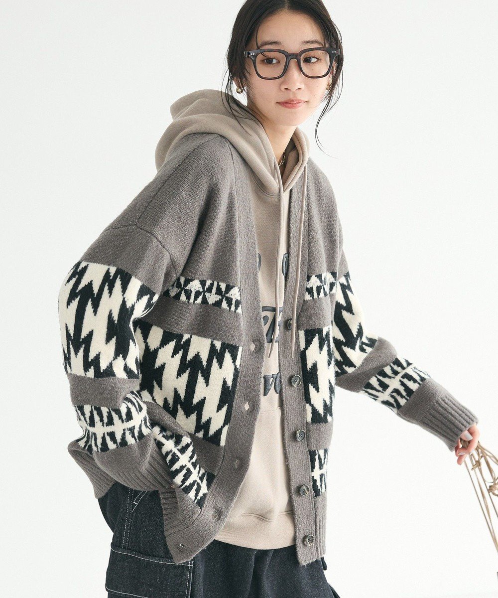 【クラフトスタンダードブティック/CRAFT STANDARD BOUTIQUE】のオルテガ柄ニットカーディガン 人気、トレンドファッション・服の通販 founy(ファニー) 　ファッション　Fashion　レディースファッション　Fashion for Women　トップス・カットソー　Cut & Sew Tops　ニット　Knit Tops & Sweaters　カーディガン・羽織り　Layered Style Cardigans　カーディガン　Cardigan, Knitwear　ベーシック　Basic, Essential　ポケット　Pocket, Pocket Detail　A/W・秋冬　Autumn/Winter　おすすめ　Recommended / Our Picks　2024年　2024　2024-2025秋冬・A/W　Autumn/Winter 2024–25 AW24–25　 other-1|ID: prp329100004679718 ipo3291000000033804422