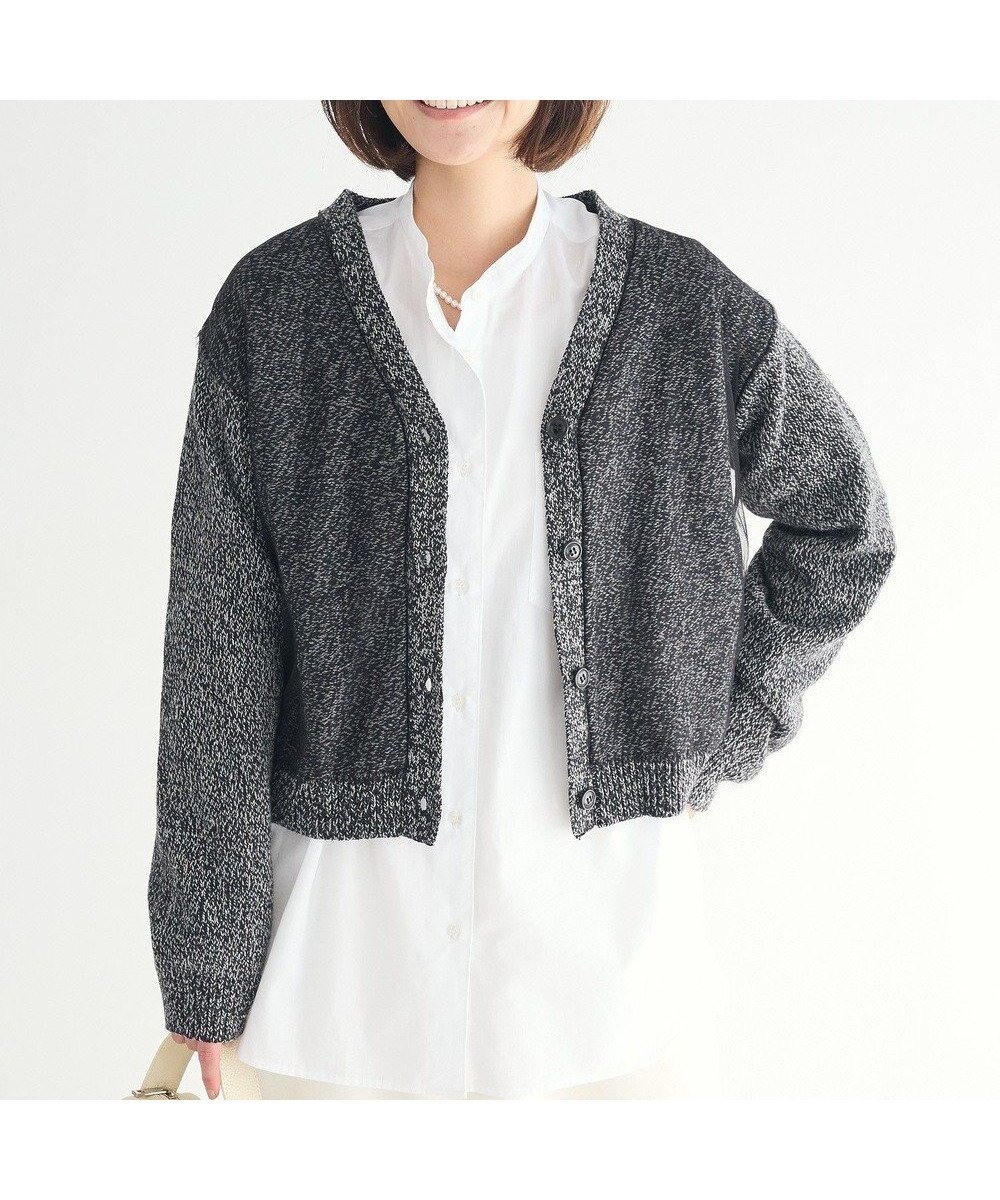 【クラフトスタンダードブティック/CRAFT STANDARD BOUTIQUE】のチュールドッキングニットカーディガン インテリア・キッズ・メンズ・レディースファッション・服の通販 founy(ファニー) ファッション Fashion レディースファッション Fashion for Women トップス・カットソー Cut & Sew Tops ニット Knit Tops & Sweaters カーディガン・羽織り Layered Style Cardigans カーディガン Cardigan, Knitwear ショート Short, Short Length チュール Tulip, Tulip Motif トレンド Trend, Trending Now ドッキング Docking, Mixed Material フロント Front, Front Design ベーシック Basic, Essential ボックス Boxy, Box Shape ボトム Bottoms, Lower Wear ポケット Pocket, Pocket Detail ミックス Mix, Mixed Style ワイド Wide, Wide Fit A/W・秋冬 Autumn/Winter 2024年 2024 2024-2025秋冬・A/W Autumn/Winter 2024–25 AW24–25 Black|ID: prp329100004679719 ipo3291000000033804429