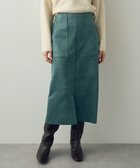 【イェッカ ヴェッカ/YECCA VECCA】のハイウエストフェイクスエードスカート Green|ID: prp329100004679725 ipo3291000000033804448