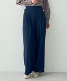 【イェッカ ヴェッカ/YECCA VECCA】の金釦ワイドパンツ Navy|ID: prp329100004679726 ipo3291000000033804453