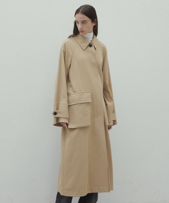 【ベイジ,/BEIGE,】のMOLUCCELLA / オーバーサイズステンカラーコート インテリア・キッズ・メンズ・レディースファッション・服の通販 founy(ファニー) https://founy.com/ ファッション Fashion レディースファッション Fashion for Women アウター Coat / Outerwear Collection コート・ロングコート・ピーコート Long Coats, Peacoats & More レディースジャケット・軽アウター Jackets イタリア Italy クラシカル Classical, Vintage-Inspired シンプル Simple, Minimal ジャケット Jacket, Outerwear フラップ Flap, Flap Pocket ポケット Pocket, Pocket Detail ロング Long, Long-Length A/W・秋冬 Autumn/Winter S/S・春夏 SS, Spring/Summer, Warm Season 夏 Summer エレガント 上品 Elegant |ID: prp329100004679728 ipo3291000000033804458
