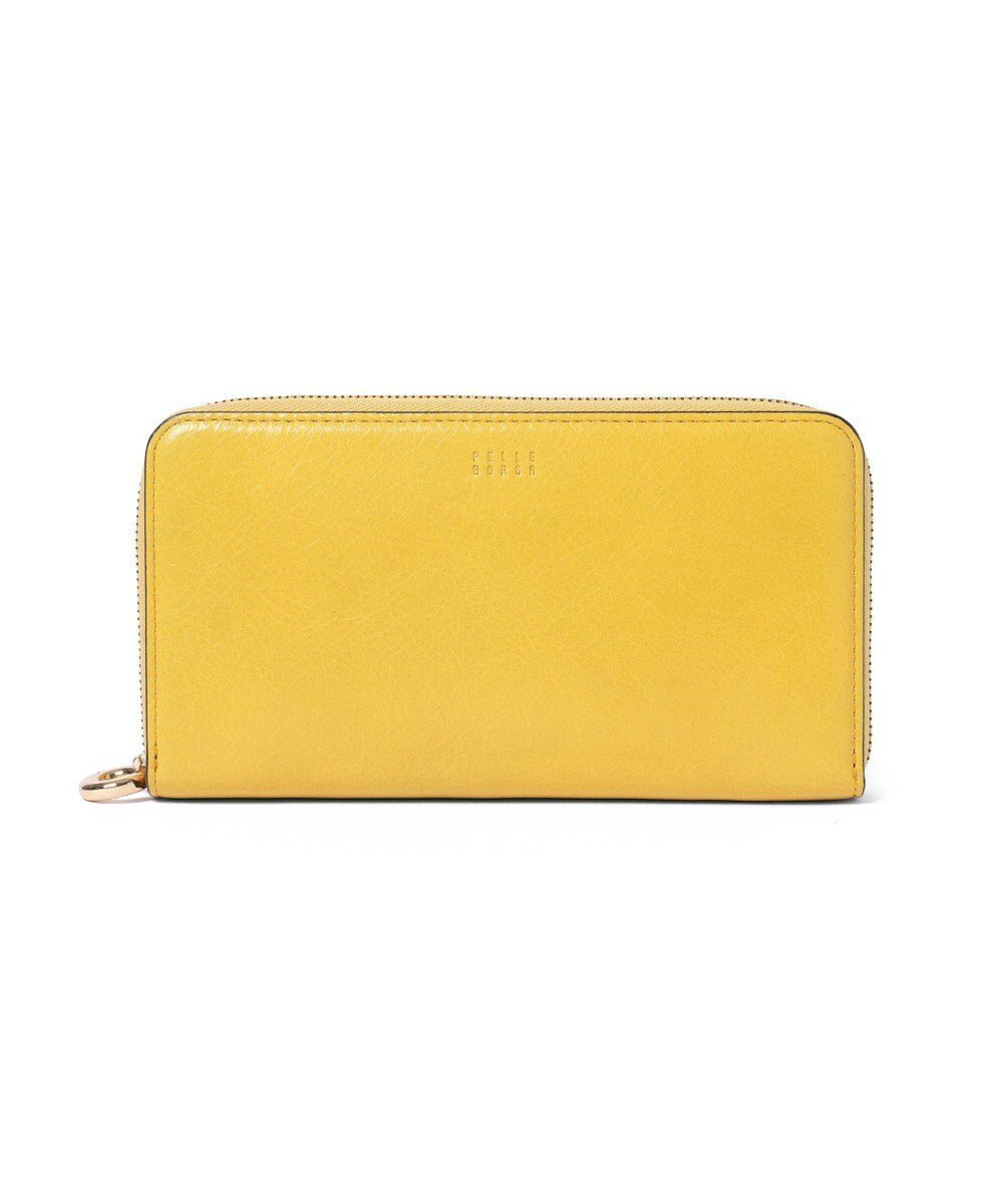 【ペレボルサ/PELLE BORSA】のラウンドコンパクト長財布 Minato ミナト 3506 インテリア・キッズ・メンズ・レディースファッション・服の通販 founy(ファニー) 　ファッション　Fashion　レディースファッション　Fashion for Women　ミニ財布・二つ折り財布　Wallets & Card Cases　コンパクト　Compact, Small Size　シンプル　Simple, Minimal　財布　Wallet, Purse　ボックス　Boxy, Box Shape　ポケット　Pocket, Pocket Detail　ラウンド　Round, Round Neck　おすすめ　Recommended / Our Picks　イエロー|ID: prp329100004679733 ipo3291000000033804475