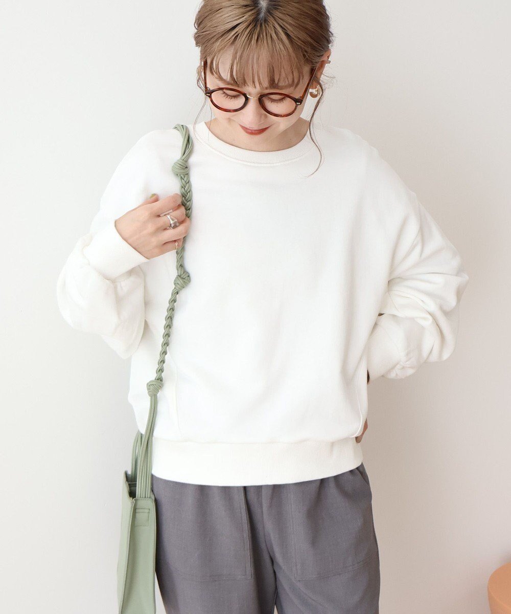 【アメリカンホリック/AMERICAN HOLIC】のタックスリーブスウェット 人気、トレンドファッション・服の通販 founy(ファニー) 　ファッション　Fashion　レディースファッション　Fashion for Women　トップス・カットソー　Cut & Sew Tops　レディースパーカー・カジュアルフーディー　Casual Hoodies & Sweatshirts　スウェット・クルーネックトップス　Sweatshirts & Crewnecks / Relaxed Fit Sweat Tops　おすすめ　Recommended / Our Picks　ショルダー　Shoulder, Shoulder Strap　スウェット / スエット　Sweatshirt, Sweatwear　スリーブ　Sleeve, Long Sleeve / Short Sleeve　ドロップ　Drop Shoulder, Dropped Style　フォルム　Silhouette, Form　ボトム　Bottoms, Lower Wear　ワイド　Wide, Wide Fit　A/W・秋冬　Autumn/Winter　 other-1|ID: prp329100004679735 ipo3291000000033804479