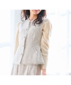 【フェルゥ/Feroux】の【セットアップ対応】春ツイード コンパクトジレ ホワイト系1|ID: prp329100004679736 ipo3291000000035713386