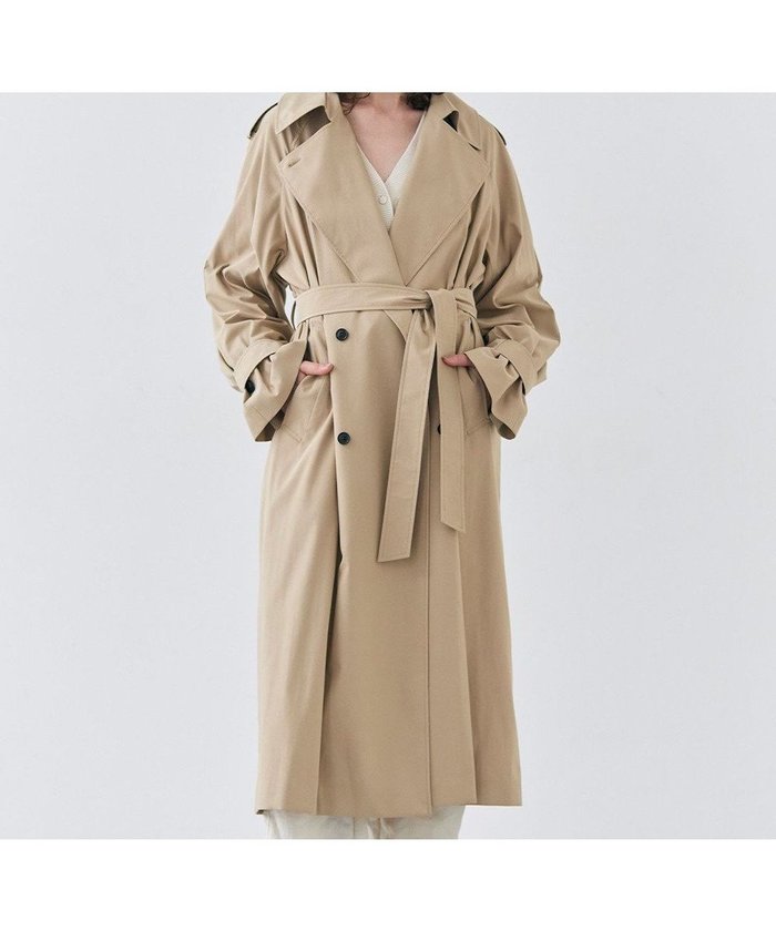【ベイジ,/BEIGE,】のIBERIS / オーバーサイズトレンチコート インテリア・キッズ・メンズ・レディースファッション・服の通販 founy(ファニー) https://founy.com/ ファッション Fashion レディースファッション Fashion for Women アウター Coat / Outerwear Collection コート・ロングコート・ピーコート Long Coats, Peacoats & More レディースジャケット・軽アウター Jackets トレンチコート / 春秋の定番アウター Trench Coats カットソー Cut and Sewn Top シンプル Simple, Minimal ジャケット Jacket, Outerwear リラックス Relax, Relaxed Fit ヴィンテージ Vintage Style 夏 Summer 春 Spring S/S・春夏 SS, Spring/Summer, Warm Season 羽織 Haori, Light Jacket |ID: prp329100004679738 ipo3291000000033804491