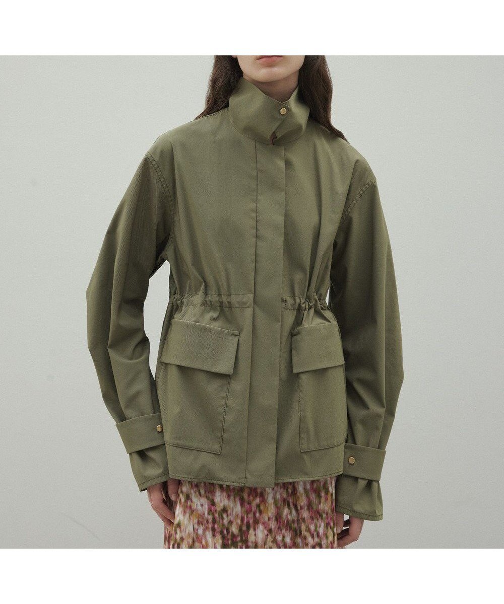【ベイジ,/BEIGE,】の【Precious 4月号掲載】IBERIS / スタンドカラーブルゾン インテリア・キッズ・メンズ・レディースファッション・服の通販 founy(ファニー) 　雑誌掲載アイテム　Magazine Picks & Fashion Features　ファッション雑誌　Fashion Magazines　プレシャス　Precious　ファッション　Fashion　レディースファッション　Fashion for Women　アウター　Coat / Outerwear Collection　レディースジャケット・軽アウター　Jackets　ブルゾンジャケット・スポーティアウター　Blouson Jackets　4月号　April Issue　エレガント 上品　Elegant　ジャケット　Jacket, Outerwear　スタンド　Stand Collar, Upright Stand　ハーフ　Half, Half-Length　ブルゾン　Blouson, Bomber Jacket　ワイド　Wide, Wide Fit　ヴィンテージ　Vintage Style　夏　Summer　春　Spring　S/S・春夏　SS, Spring/Summer, Warm Season　雑誌　Magazine, Fashion Magazine　Khaki|ID: prp329100004679740 ipo3291000000033804501