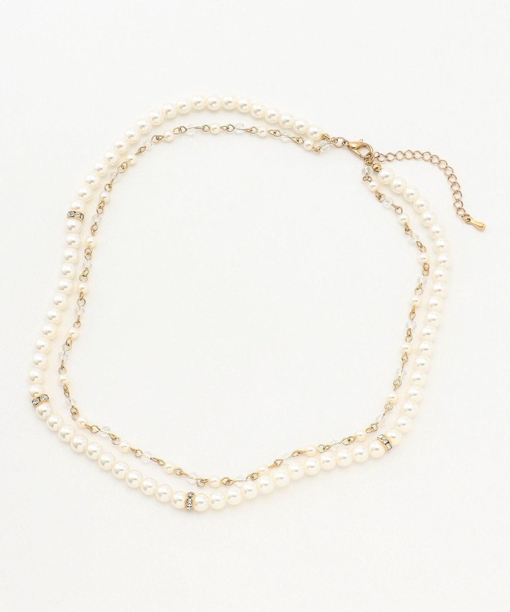 【エニィ スィス/any SiS】の2連パール調ストーン ネックレス インテリア・キッズ・メンズ・レディースファッション・服の通販 founy(ファニー) ファッション Fashion レディースファッション Fashion for Women ジュエリー Jewelry ネックレス Necklaces & Pendants アクセサリー Fashion Accessories ストーン Stone, Gem-Like セレモニー Ceremony ネックレス Necklace, Pendant Necklace パール Pearl, Pearl Accent ミックス Mix, Mixed Style モチーフ Motif, Design Theme エレガント 上品 Elegant 新作・新入荷 New Arrivals / New In キスカ|ID: prp329100004679741 ipo3291000000034282121