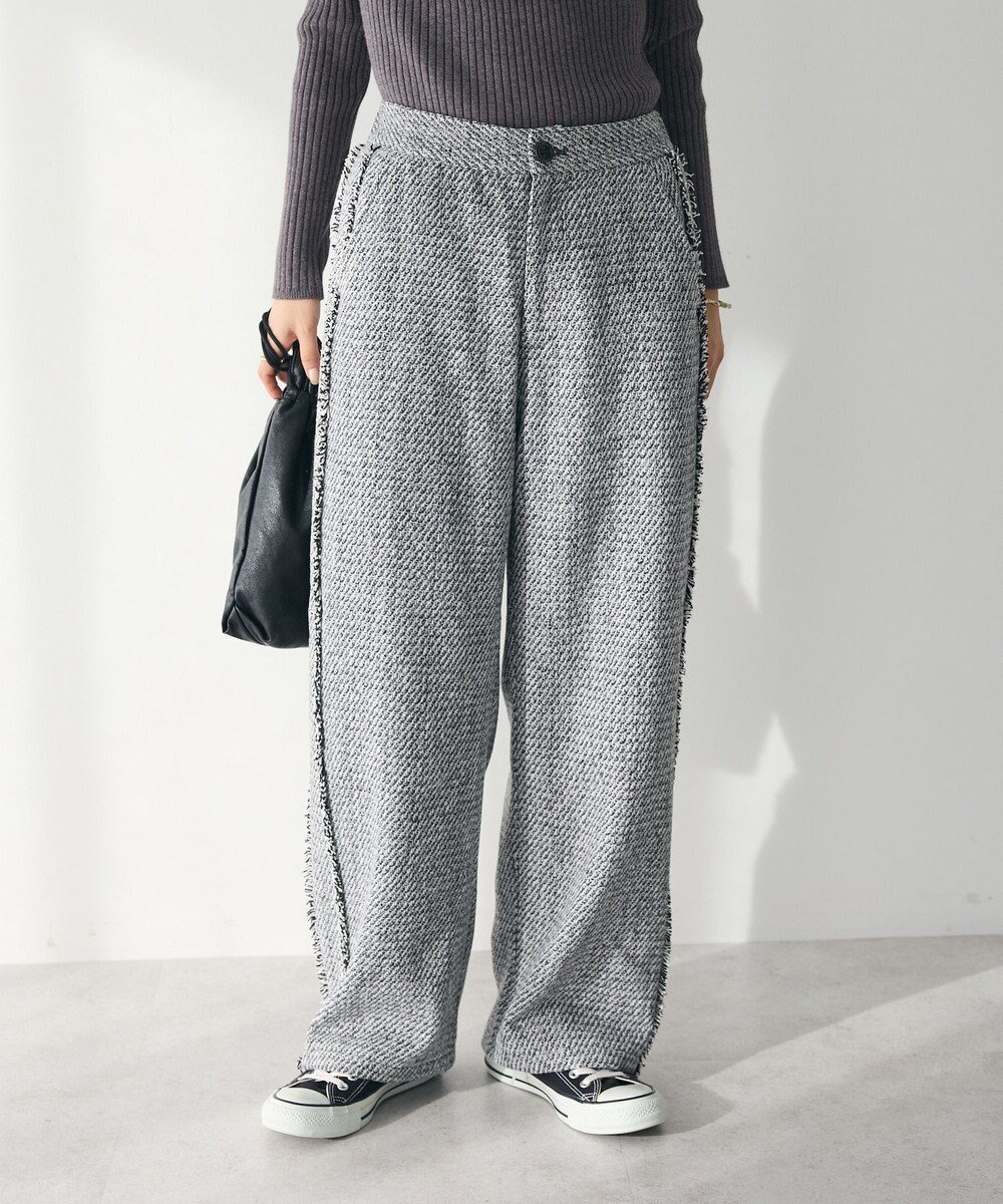 【クラフトスタンダードブティック/CRAFT STANDARD BOUTIQUE】のツイードストレートパンツ インテリア・キッズ・メンズ・レディースファッション・服の通販 founy(ファニー) ファッション Fashion レディースファッション Fashion for Women パンツ Pants & Trousers ジャケット Jacket, Outerwear セットアップ Set-Up, Coordinated Outfit ツイード Twill, Twill Weave バランス Balance, Style Balance ポケット Pocket, Pocket Detail ワイド Wide, Wide Fit 冬 Winter / This Winter A/W・秋冬 Autumn/Winter おすすめ Recommended / Our Picks 2024年 2024 2024-2025秋冬・A/W Autumn/Winter 2024–25 AW24–25 Gray|ID: prp329100004679746 ipo3291000000034245089