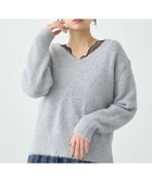 【アースミュージックアンドエコロジー/earth music&ecology】のスパンコールシャギーVネックプルオーバー Gray|ID: prp329100004679747 ipo3291000000033804529