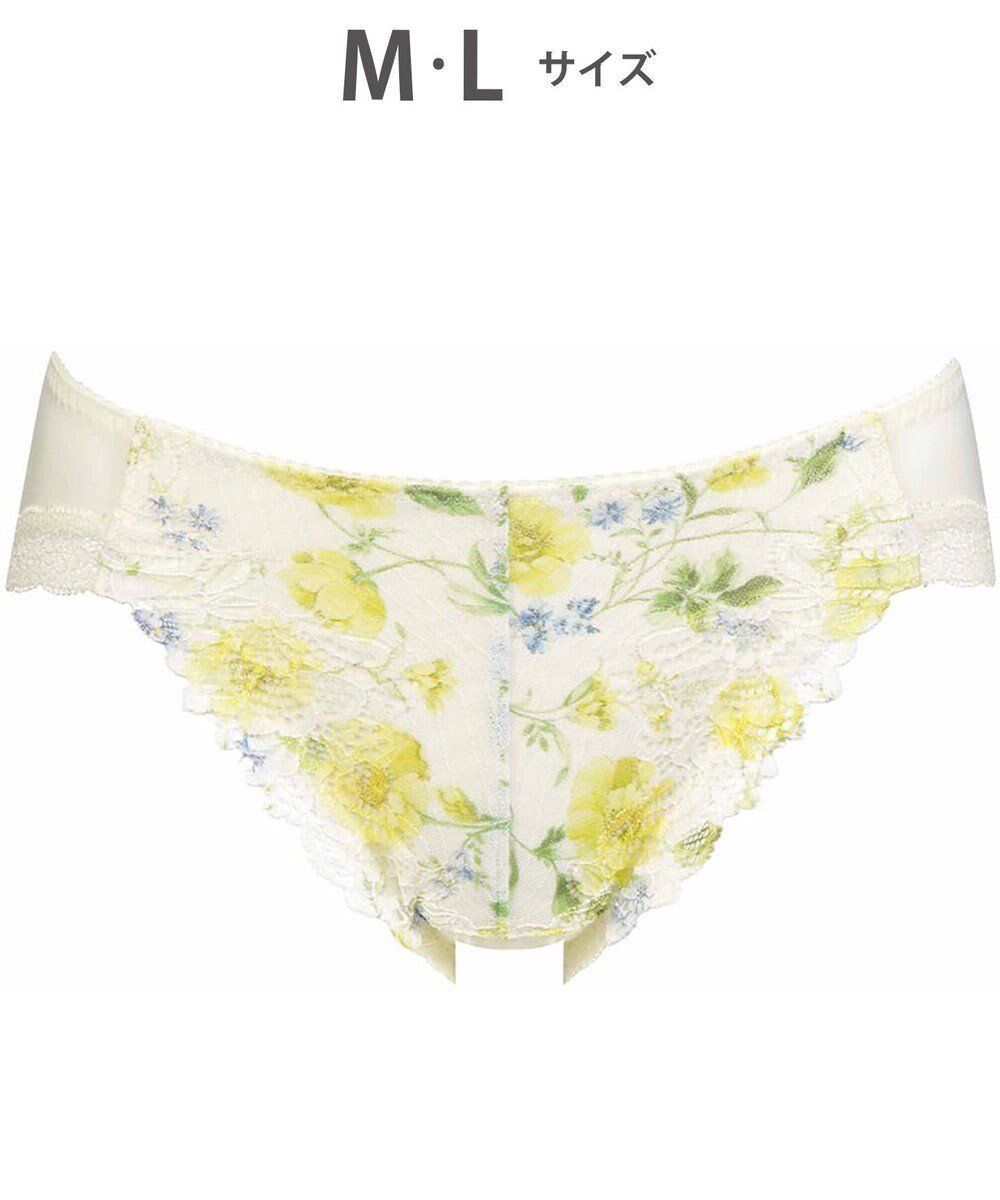 【ワコール/WACOAL】のショーツ 【リボンブラ 脇すっきり】 BRB433とペア はきこみ丈あさめ ナイロンベア天竺素材(バック) レディース PRA133 /ワコール インテリア・キッズ・メンズ・レディースファッション・服の通販 founy(ファニー) 　ファッション　Fashion　レディースファッション　Fashion for Women　バッグ　Bags　アンダー　Underwear Essentials　ショーツ　Shorts, Short Pants　リボン　Ribbon, Bow　イエロー|ID: prp329100004679759 ipo3291000000033804593