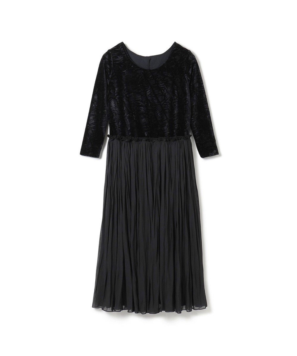 【チャコット/Chacott】のvelour combi dress 人気、トレンドファッション・服の通販 founy(ファニー) 　ファッション　Fashion　レディースファッション　Fashion for Women　ワンピース　Dresses　フォーマル・パーティードレス・結婚式用ドレス　Elegant & Casual Dresses　ベロア　Velour, Soft Velvet　エレガント 上品　Elegant　 other-1|ID: prp329100004679764 ipo3291000000033804631