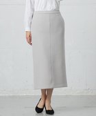 【ジェイ プレス/J.PRESS】の【洗える】ダンボールジャージー ナロー スカート グレー系|ID: prp329100004679777 ipo3291000000033804678