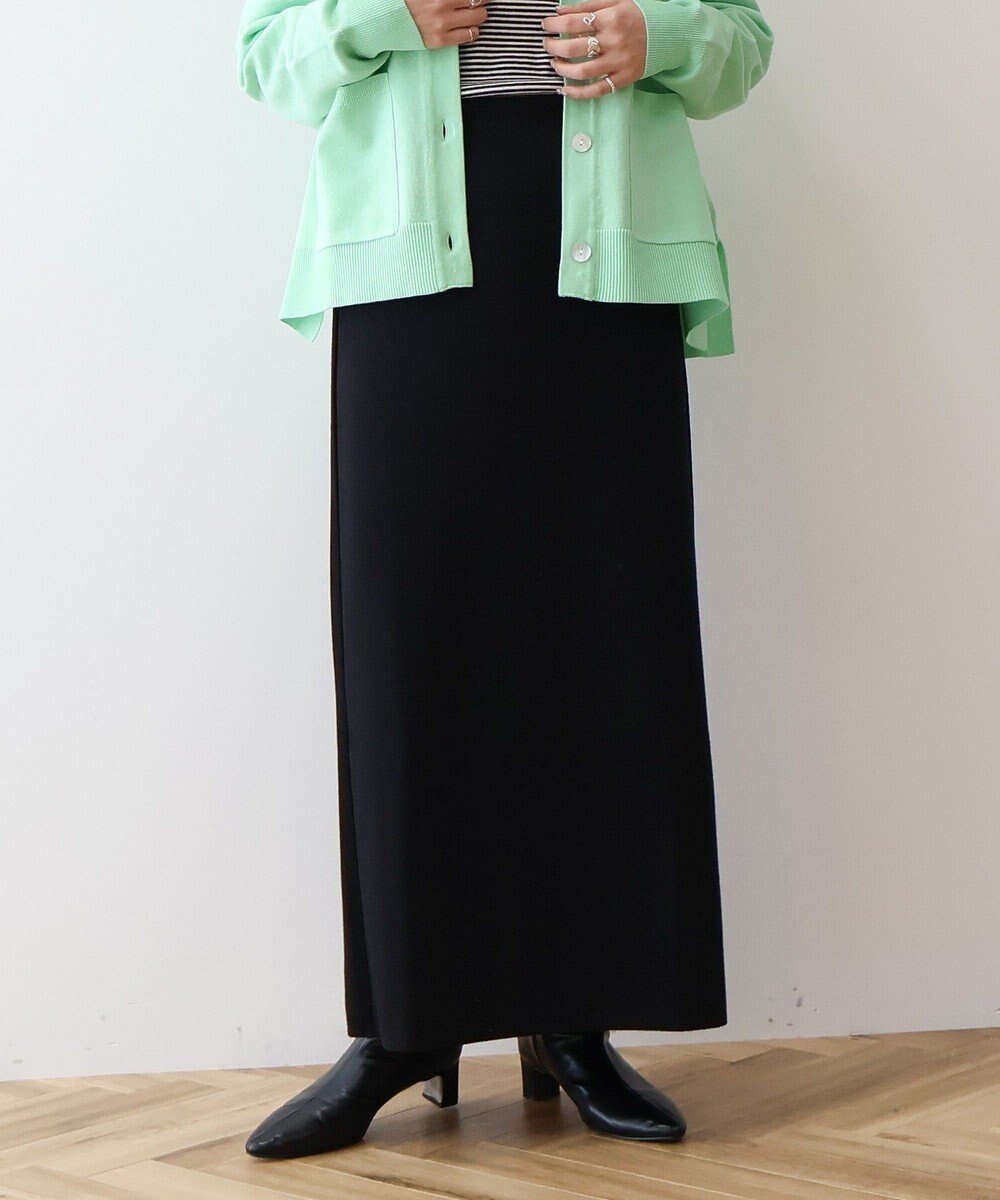 【アメリカンホリック/AMERICAN HOLIC】の針抜きリブタイトスカート インテリア・キッズ・メンズ・レディースファッション・服の通販 founy(ファニー) 　ファッション　Fashion　レディースファッション　Fashion for Women　スカート　Skirts　なめらか　Smooth, Silky Texture　シンプル　Simple, Minimal　スリット　Slit, Slit Detail　フロント　Front, Front Design　ポケット　Pocket, Pocket Detail　夏　Summer　定番　Standard, Basic Item　春　Spring　S/S・春夏　SS, Spring/Summer, Warm Season　Black|ID: prp329100004679785 ipo3291000000033804711