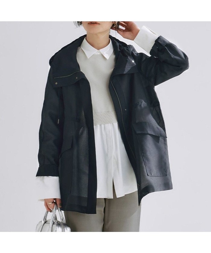 【アイシービー/iCB】のシアーフォルムオーガン マウンテンパーカー インテリア・キッズ・メンズ・レディースファッション・服の通販 founy(ファニー) https://founy.com/ ファッション Fashion レディースファッション Fashion for Women アウター Coat / Outerwear Collection コート・ロングコート・ピーコート Long Coats, Peacoats & More レディースジャケット・軽アウター Jackets モッズコート・ミリタリー風アウター Mods & Field Coats オーガンジー Organza Fabric 春 Spring コンパクト Compact, Small Size シアー Sheer, See-Through ジャケット Jacket, Outerwear ドローストリング Drawstring, Pull Cord パーカー Hoodie, Parka フラップ Flap, Flap Pocket ポケット Pocket, Pocket Detail ミリタリー Military, Army Style モッズコート Mods Coat, Military Parka ヨーク Yoke, Yoke Design S/S・春夏 SS, Spring/Summer, Warm Season 夏 Summer エレガント 上品 Elegant 2025年 2025 2025春夏・S/S Spring/Summer 2025 SS25 |ID: prp329100004679787 ipo3291000000033804717