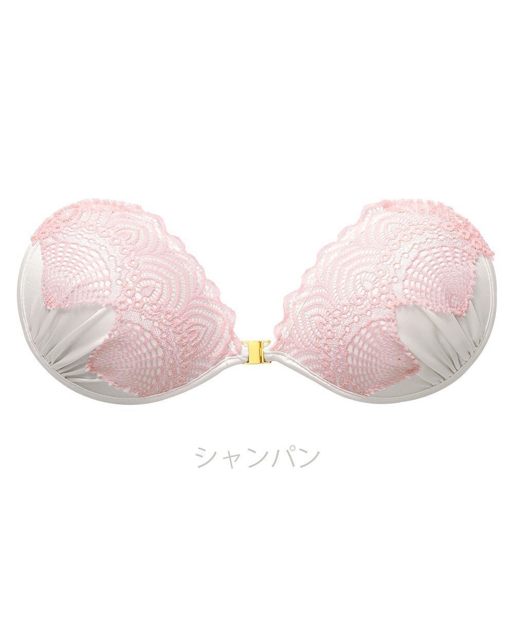 【ブラデリス ニューヨーク/BRADELIS New York】の【NuBr / ナチュラルタイプ】ヌーブラ・エアーライト シア デザインヌーブラ ストラップレス バックレス インテリア・キッズ・メンズ・レディースファッション・服の通販 founy(ファニー) 　ファッション　Fashion　レディースファッション　Fashion for Women　バッグ　Bags　アンダー　Underwear Essentials　オイル　Body Oil　キャミソール　Camisole, Spaghetti Strap Top　コレクション　Collection, Seasonal Line　軽量　Lightweight, Ultra Light　ショルダー　Shoulder, Shoulder Strap　シリコン　Silicone, Silicone Material　シルバー　Silver, Metallic Silver　タオル　Towel, Bath Towel　ドレス　Dress, One-Piece　人気　Popular, Best Seller　パイピング　Piping, Trim Design　フィット　Fit, Slim Fit　フォルム　Silhouette, Form　ブラジャー　Bra, Lingerie　ランジェリー　Lingerie, Intimate Wear　レース　Lace, Lace Fabric　A/W・秋冬　Autumn/Winter　おすすめ　Recommended / Our Picks　結婚式　Wedding　シャンパン|ID: prp329100004679796 ipo3291000000033804750