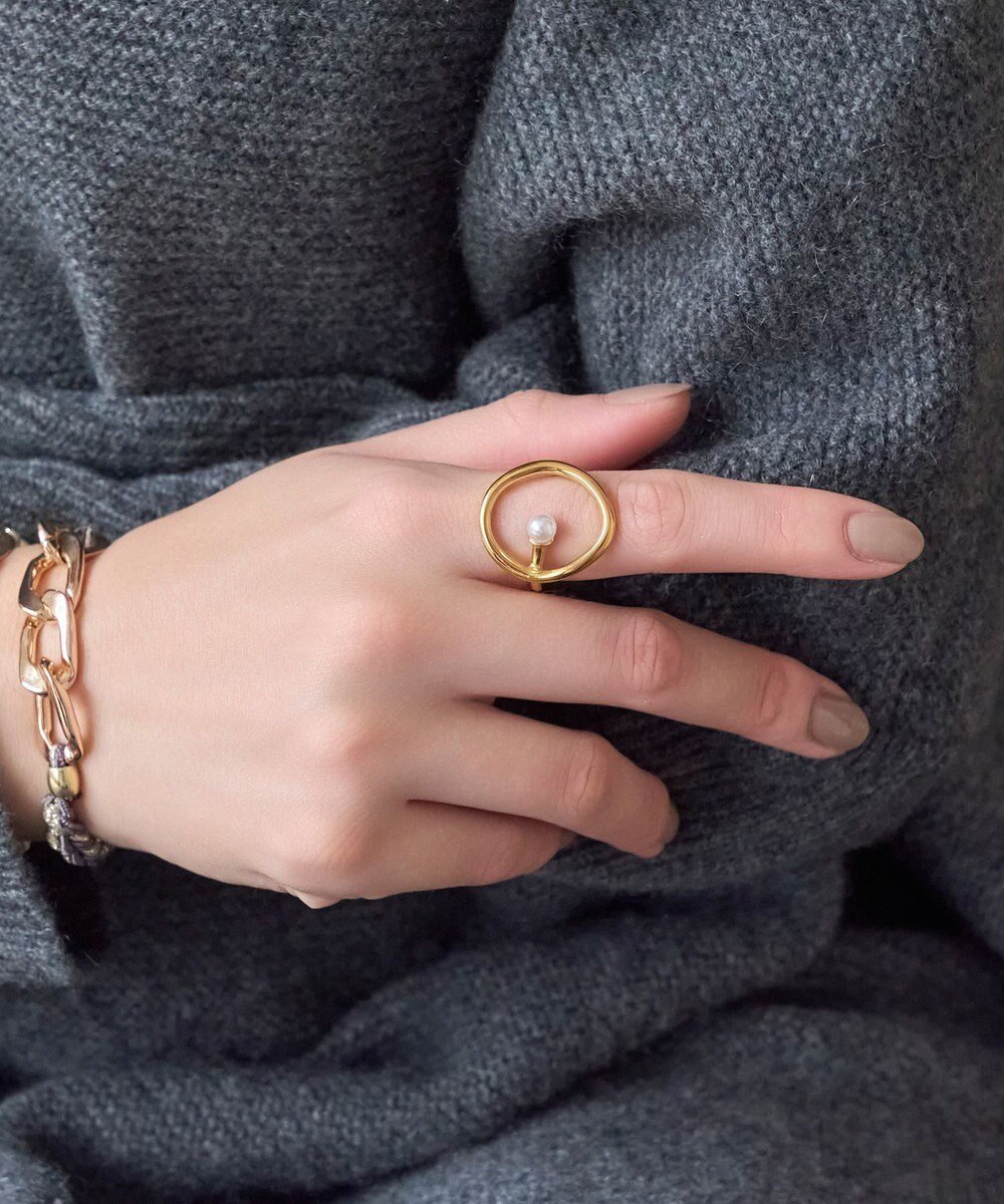 【フィービィー/phoebe】の【金属アレルギー対応】スフィアパールリング/サージカルステンレス インテリア・キッズ・メンズ・レディースファッション・服の通販 founy(ファニー) ファッション Fashion レディースファッション Fashion for Women おすすめ Recommended / Our Picks アクセサリー Fashion Accessories セレモニー Ceremony パール Pearl, Pearl Accent フォーマル Formal, Dressy モチーフ Motif, Design Theme ワンポイント One Point, Statement Accent 人気 Popular, Best Seller 結婚式 Wedding ゴールド|ID: prp329100004679803 ipo3291000000033804776