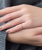 【フィービィー/phoebe】の【金属アレルギー対応】ウェイブラインピンキーリング/サージカルステンレス 人気、トレンドファッション・服の通販 founy(ファニー) ファッション Fashion レディースファッション Fashion for Women アクセサリー Fashion Accessories シンプル Simple, Minimal エレガント 上品 Elegant thumbnail ゴールド|ID: prp329100004679804 ipo3291000000033804778