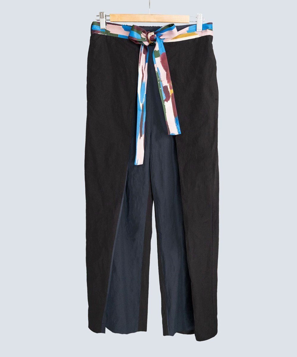 【コキュウ/COQ】の2WAY KNOT COTTON 前後2WAYパンツ インテリア・キッズ・メンズ・レディースファッション・服の通販 founy(ファニー) ファッション Fashion レディースファッション Fashion for Women パンツ Pants & Trousers ヴィンテージ Vintage Style 春 Spring コレクション Collection, Seasonal Line バランス Balance, Style Balance ブロード Broadcloth, Fine Cotton プリント Print, Printed Pattern ボトム Bottoms, Lower Wear ワイド Wide, Wide Fit S/S・春夏 SS, Spring/Summer, Warm Season 犬 Dog 夏 Summer ネイビー|ID: prp329100004679815 ipo3291000000034621704